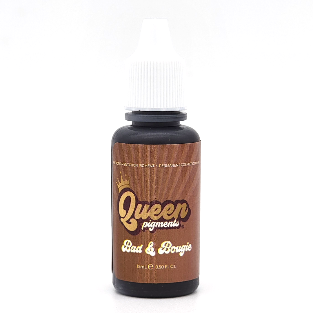 Bad & Bougie Queen Pigments® - Rich, Cool-Toned Pigment for Flawless Brows on Melanin-Rich Skin