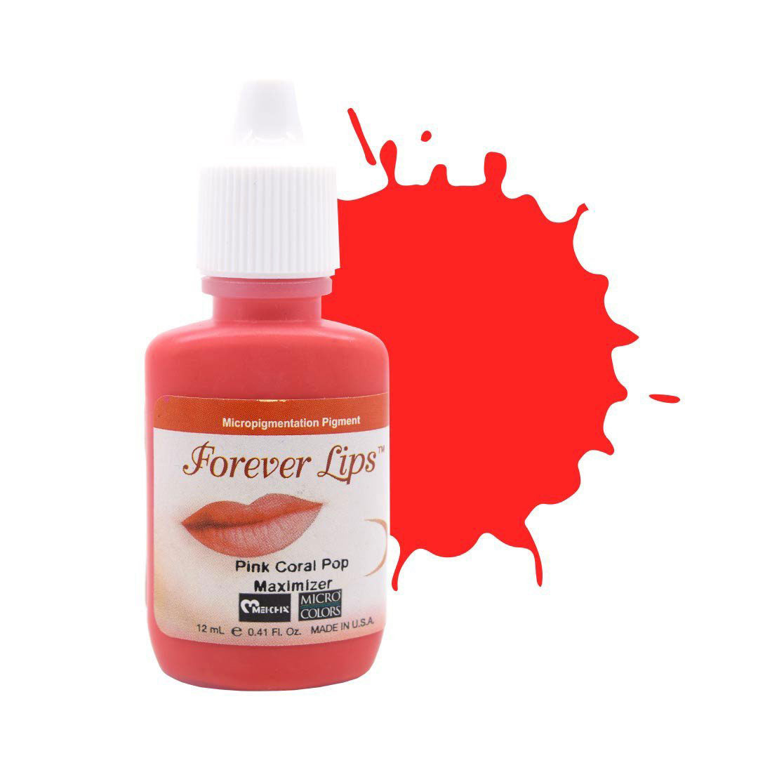 Li Pigments Forever Lips - Pink Coral Pop Maximizer 12ml - GirlzInk Store