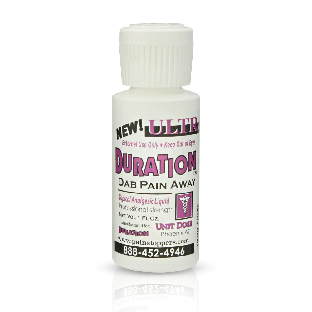 Ultra Duration Liquid Secondary Numbing 1 oz bottle for PMU procedures